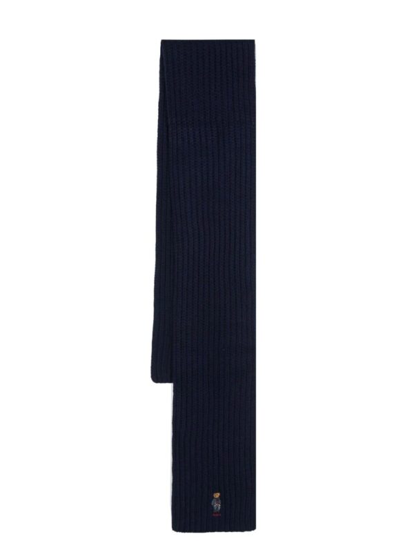 Polo Ralph Lauren  Polo Bear wide-ribber scarf