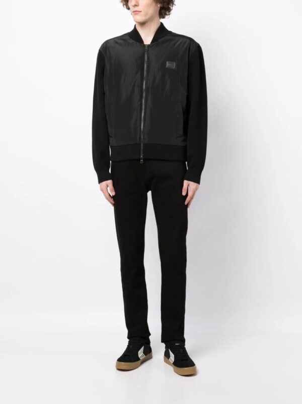 HUGO  logo-patch bomber jacket - Image 2