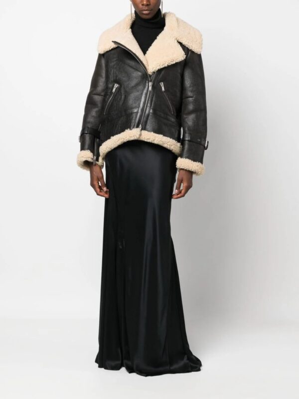 Saint Laurent  shearling aviator jacket - Image 2