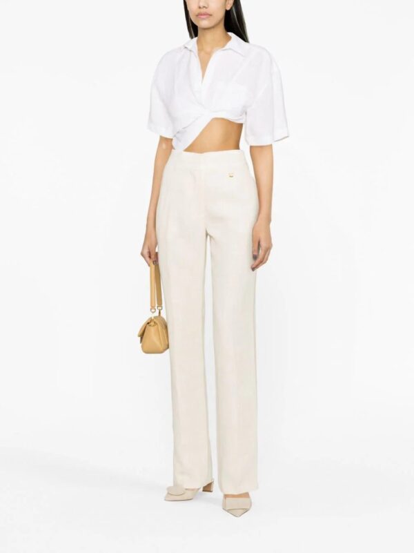 Jacquemus  Ficelle linen-blend trousers - Image 2