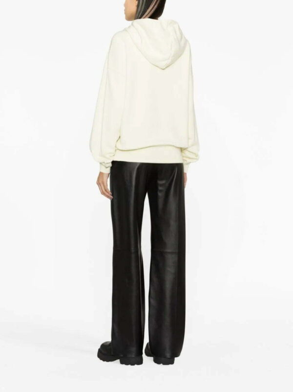 Off-White  logo-print cotton hoodie - Image 3