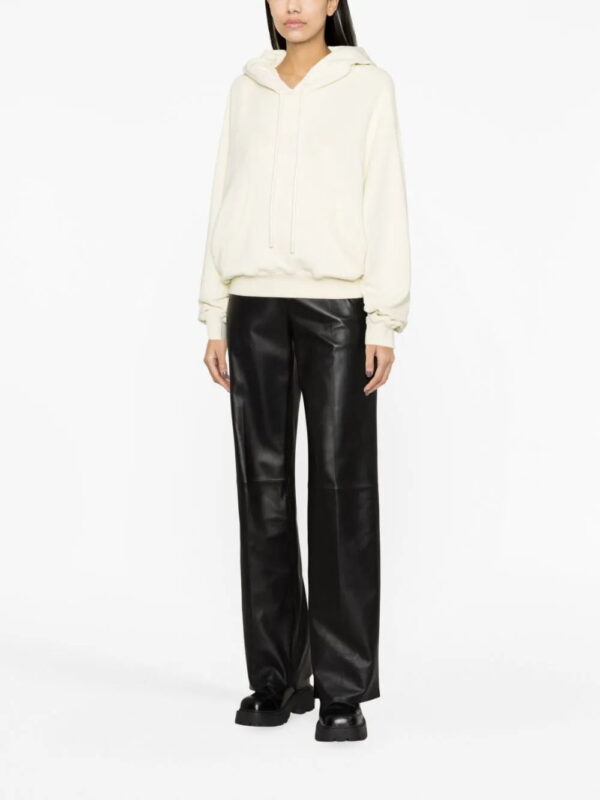 Off-White  logo-print cotton hoodie - Image 4