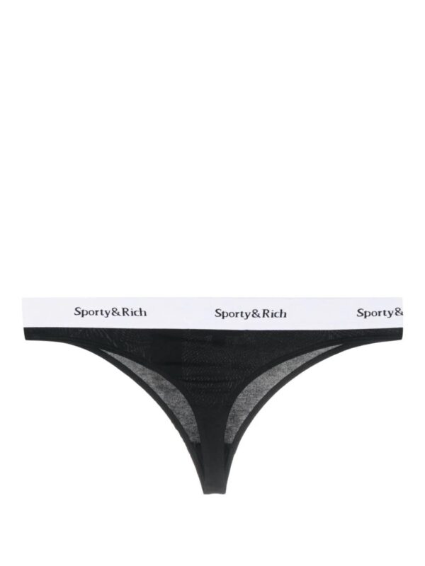 Sporty & Rich  Serif logo-print thong - Image 2