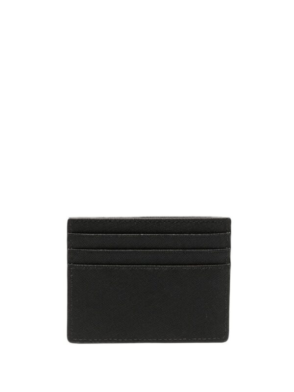 Michael Kors logo-print leather card holder - Image 2