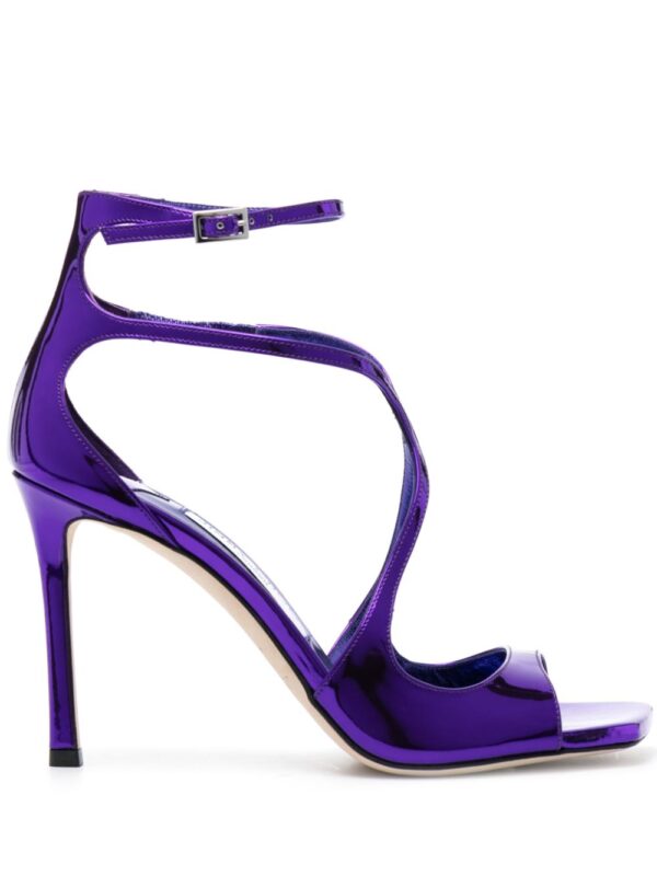 Jimmy Choo  Azia 95 100mm leather sandals