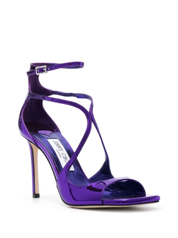 Jimmy Choo  Azia 95 100mm leather sandals - Image 2