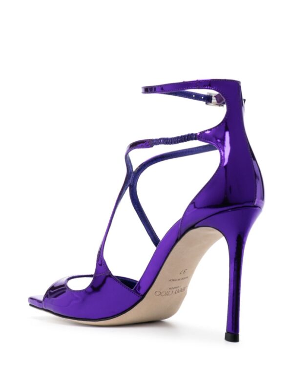 Jimmy Choo  Azia 95 100mm leather sandals - Image 3