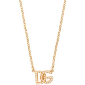 Dolce & Gabbana  DG logo-pendant necklace