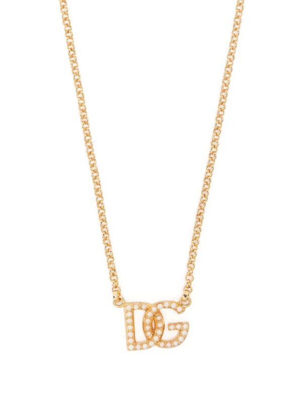 Dolce & Gabbana  DG logo-pendant necklace