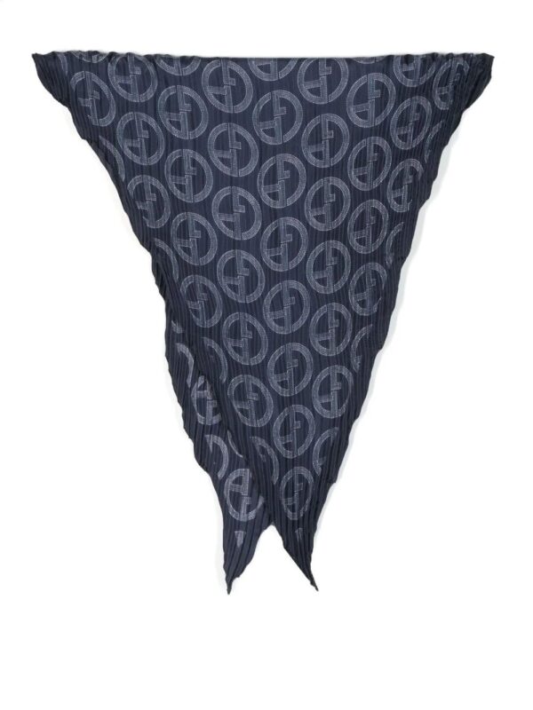 Giorgio Armani  monogram-print silk scarf