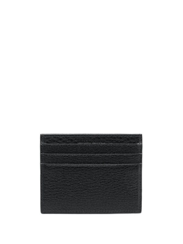 Giorgio Armani grained-textured leather card holde - Image 2