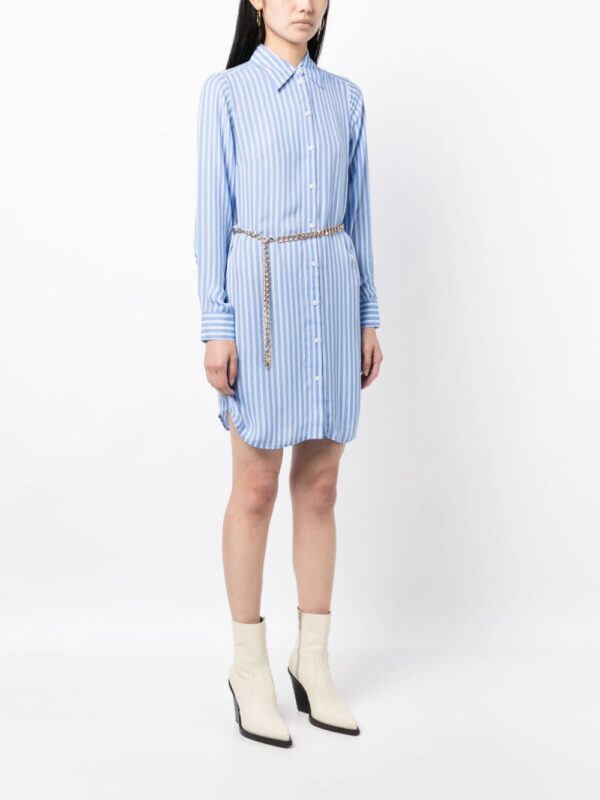 Michael Michael Kors striped belted shirt dress - Image 4