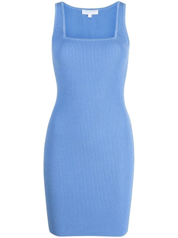 Michael Kors square-neck ribbed minidress - Image 2