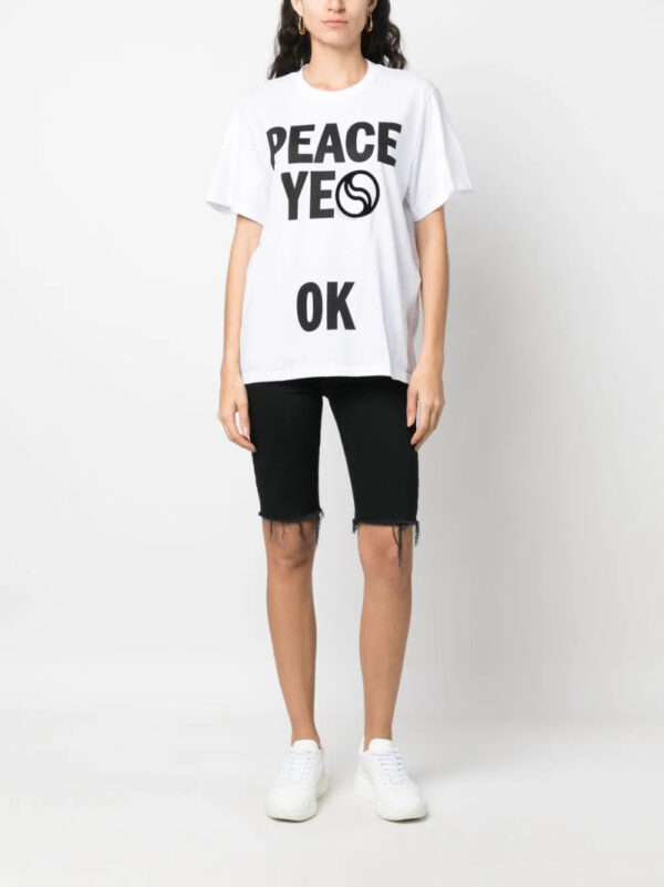 Stella McCartney  slogan-print cotton T-shirt - Image 2