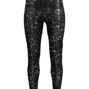 Dolce & Gabbana  floral-lace logo-waistband leggings