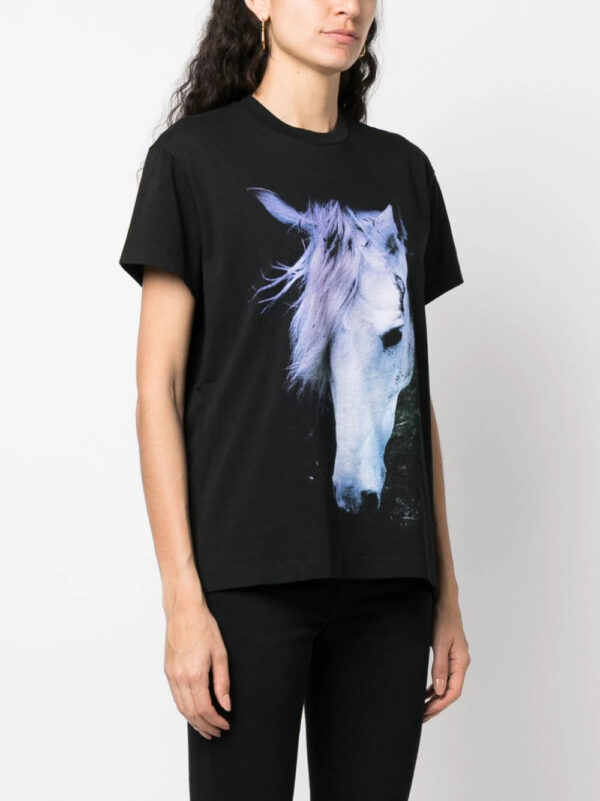 Stella McCartney  The White Horse-print cotton T-shirt - Image 3