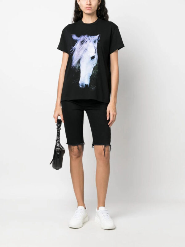 Stella McCartney  The White Horse-print cotton T-shirt - Image 2