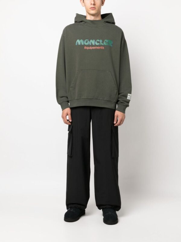 Moncler x Salehe Bembury logo-print hoodie - Image 2