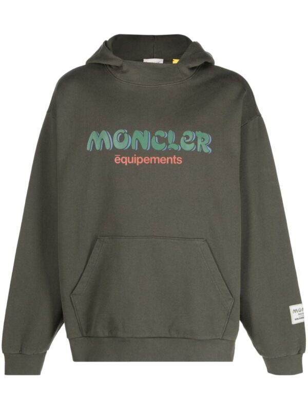 Moncler x Salehe Bembury logo-print hoodie