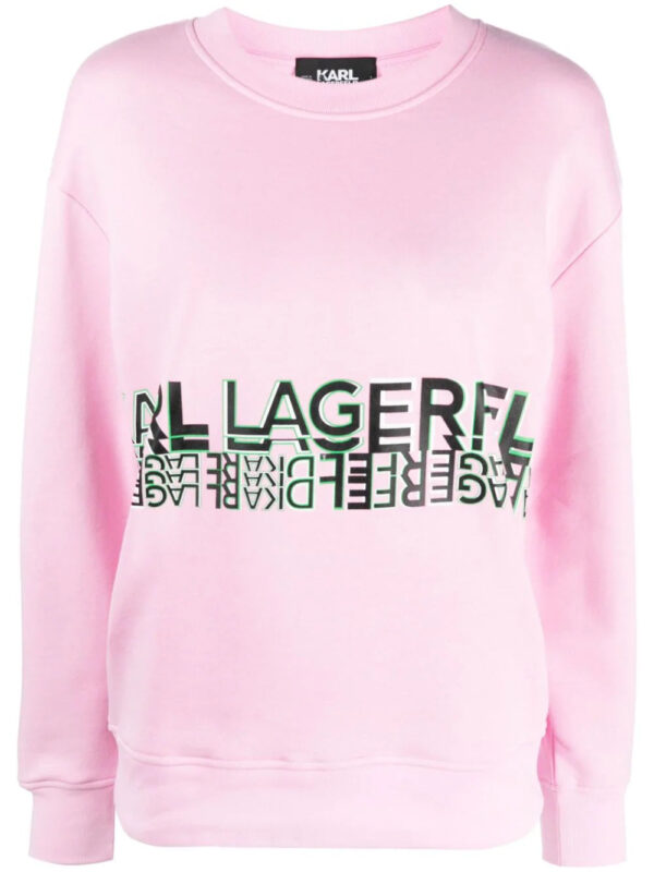 Karl Lagerfeld  logo-print crew-neck sweatshirt