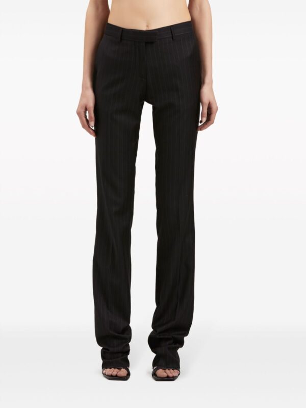 Palm Angels  pinstriped slim-leg wool trousers - Image 3