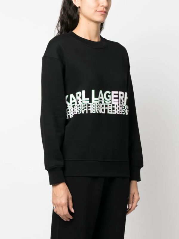 Karl Lagerfeld  logo-print crew-neck sweatshirt - Image 3