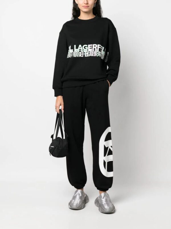 Karl Lagerfeld  logo-print crew-neck sweatshirt - Image 2