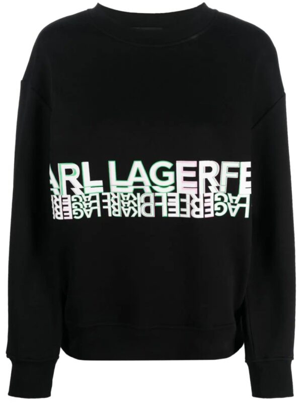 Karl Lagerfeld  logo-print crew-neck sweatshirt