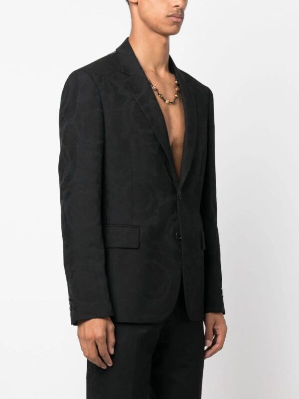 Versace  Barocco Silhouette virgin wool blazer - Image 3