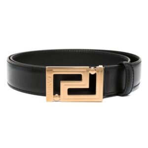 Louis Vuitton Greca Goddess leather belt