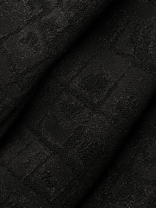 Versace Croc-jacquard sleeveless midi dress - Image 6