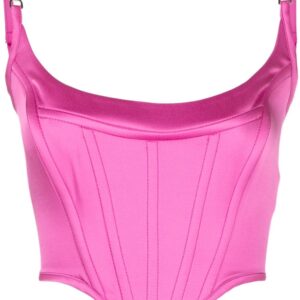 Versace  Medusa '95 satin corset top
