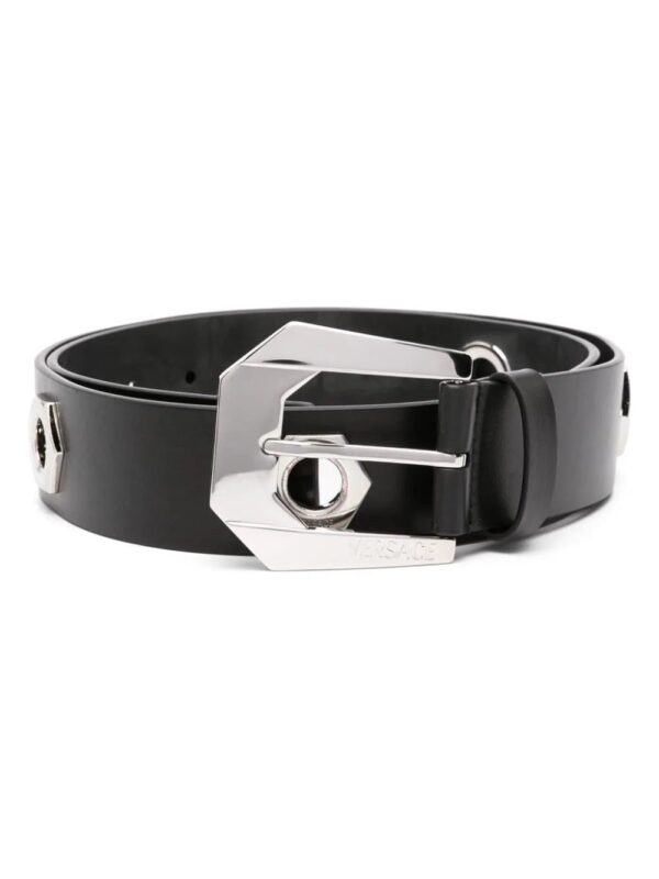 Versace  Nuts & Bolts Heritage leather belt