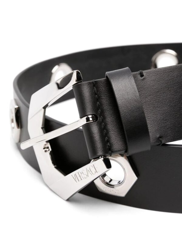 Versace  Nuts & Bolts Heritage leather belt - Image 2