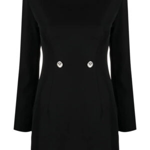 Versace Hourglass grain-de-poudre minidress