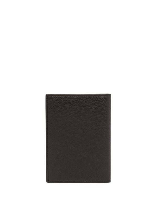 TOM FORD logo-lettering bi-fold leather cardholder - Image 2