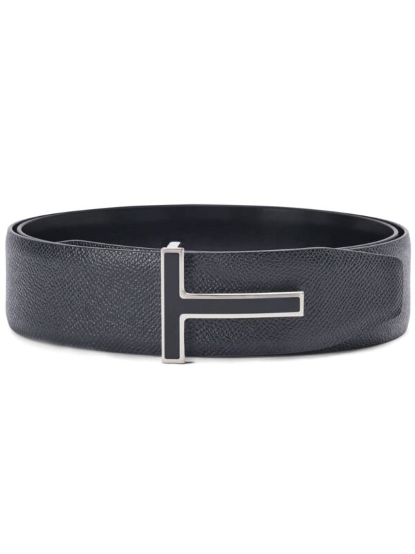 TOM FORD  logo-buckle leather belt