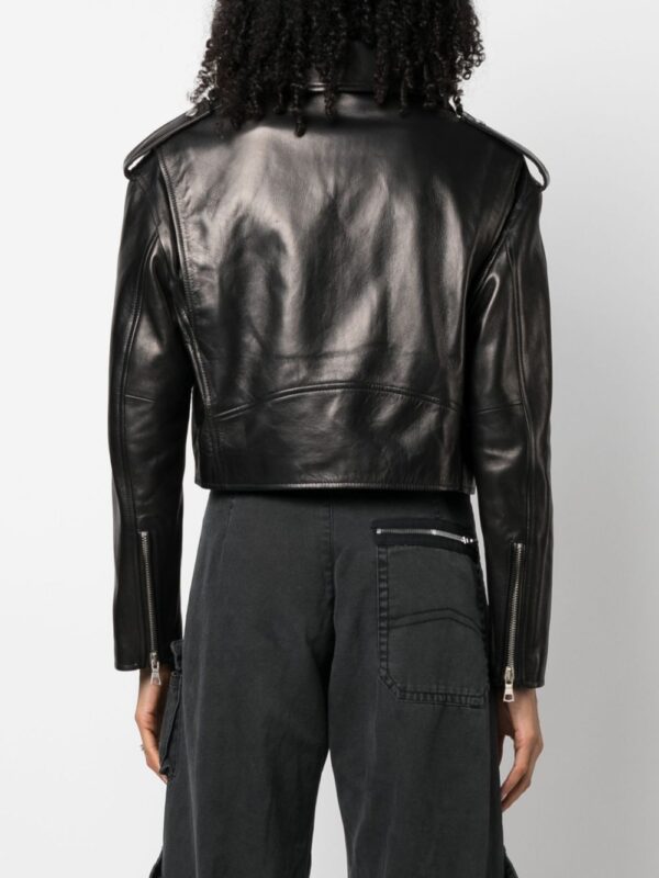 Palm Angels  zip-up leather jacket - Image 4