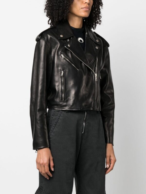 Palm Angels  zip-up leather jacket - Image 3
