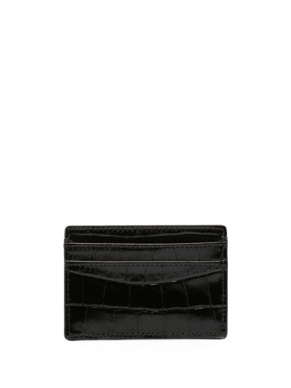 Versace Medusa Biggie crocodile-embossed cardholder - Image 2