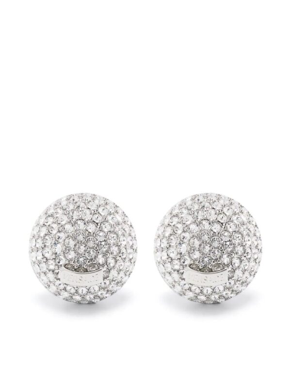 Versace  Sphere crystal earrings