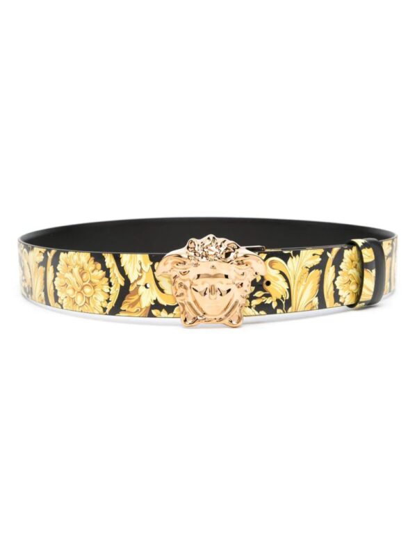 Versace  La Medusa reversible leather belt