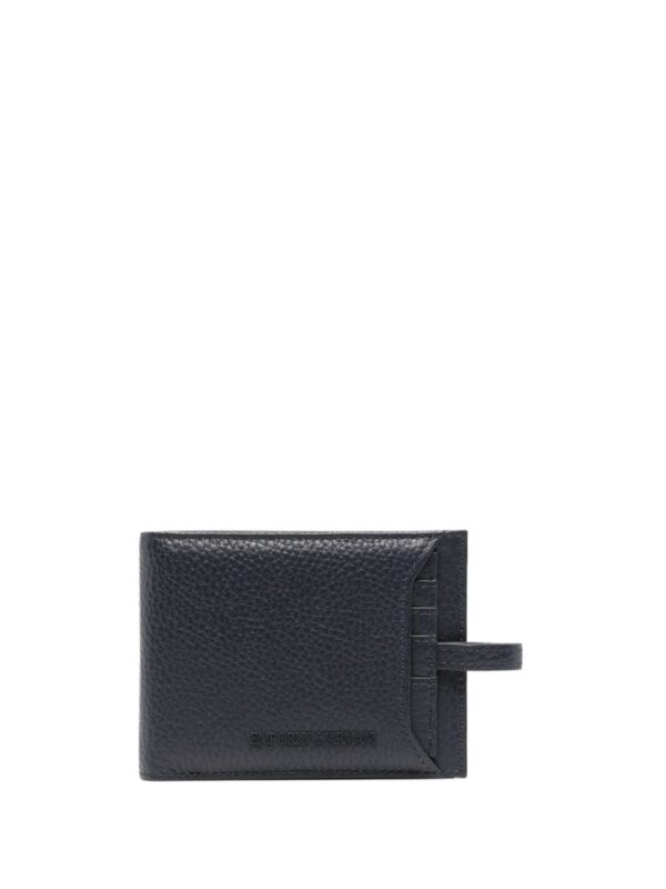 Emporio Armani logo-embossed bi-fold wallet