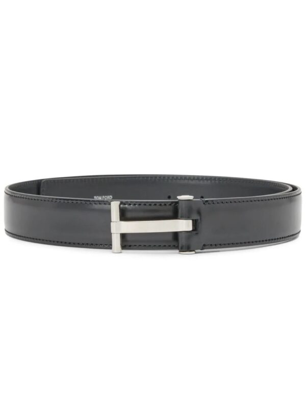 TOM FORD  T-buckle leather belt
