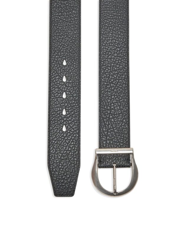 Louis Vuitton grained leather belt - Image 2