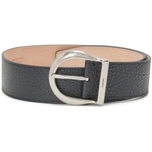Louis Vuitton grained leather belt
