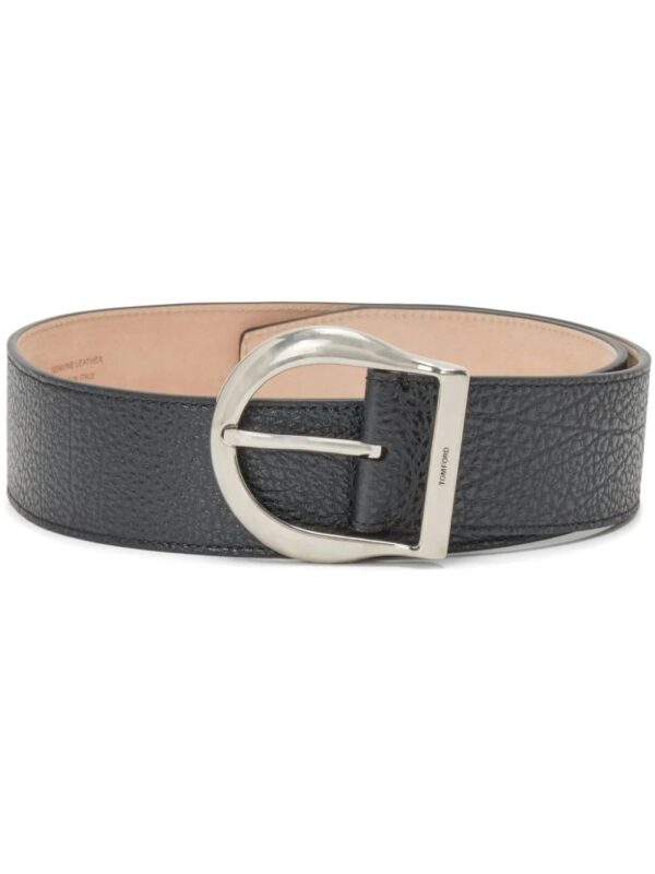 TOM FORD  grained leather belt