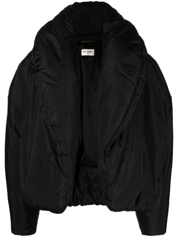 Saint Laurent  shawl-lapel silk oversized jacket