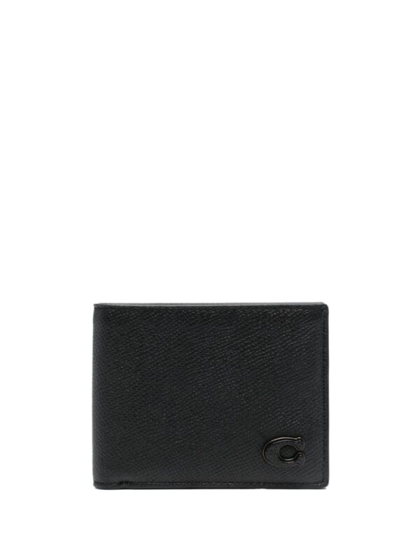 Coach logo-plaque bi-fold wallet