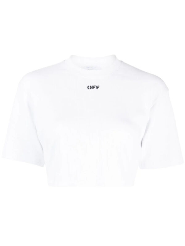 Off-White  logo-print short-sleeve T-shirt